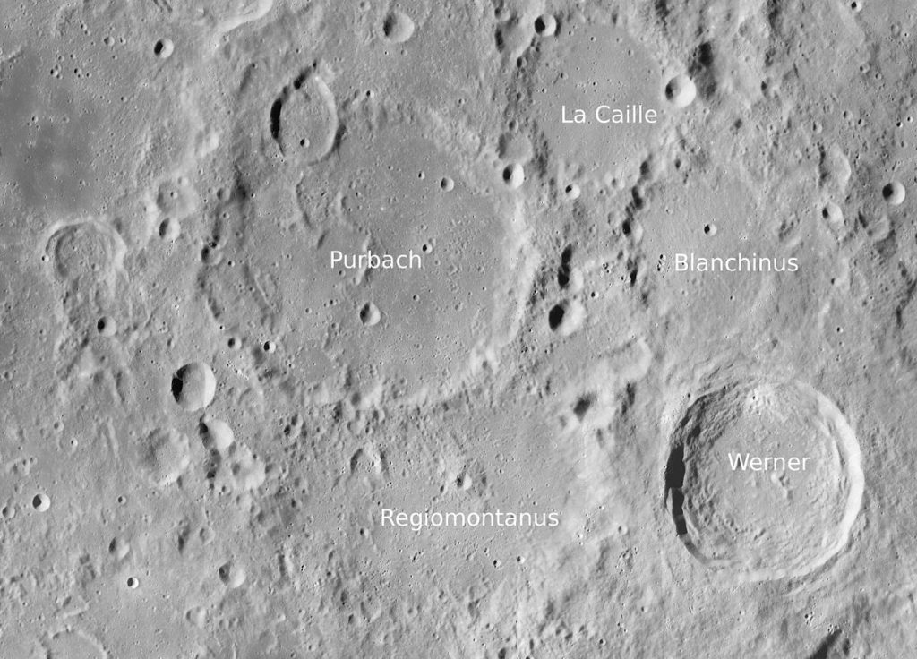 Окрестности кратера Лакайль