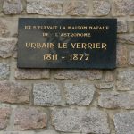 Место рождения Леверье в Сен-Ло (Манш), площадь Чам-де-Марс