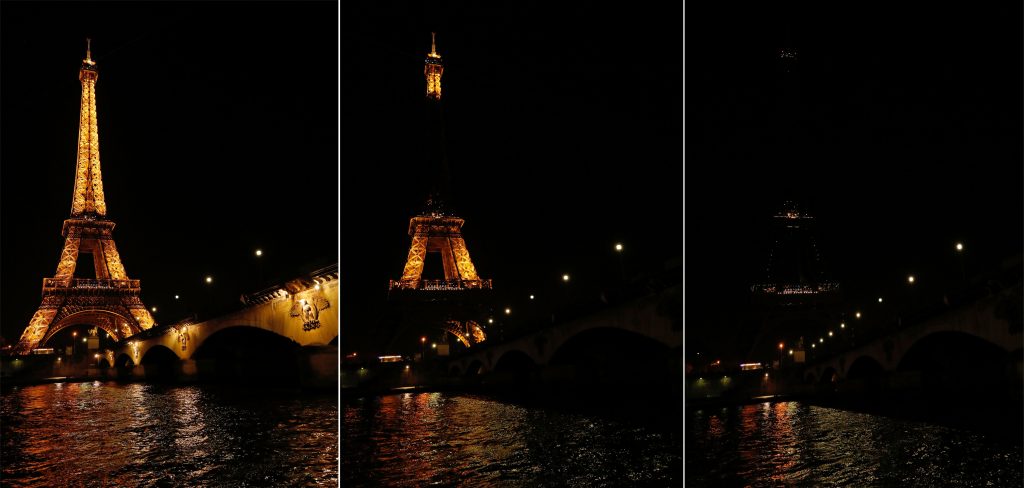 Час Земли в Париже в 2017 году