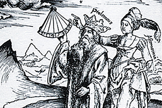 Птолемей и муза Астрономия