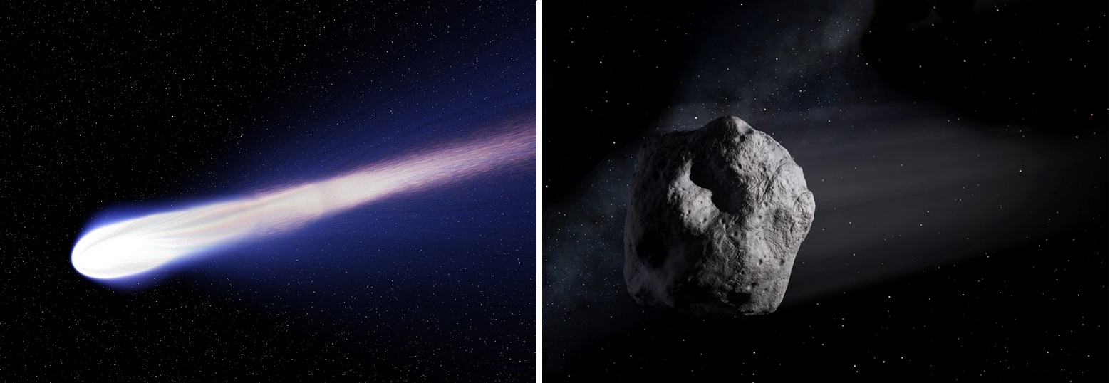 Отличие между кометами и астероидами